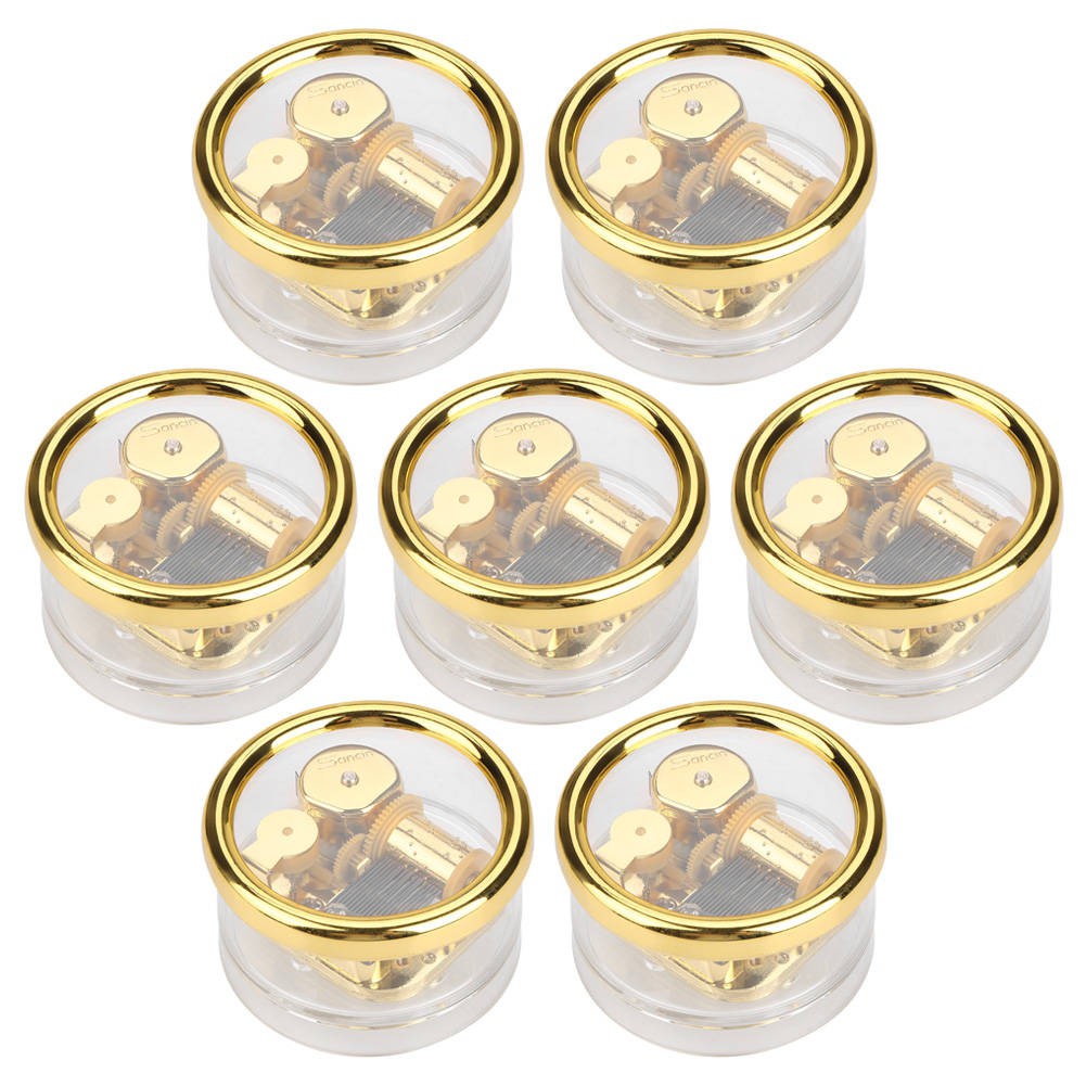 Hộp nhạc lên dây cót nhiều màu bắt mắt êm tai cho bé