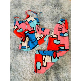 Pijama lập thể dài lụa mango