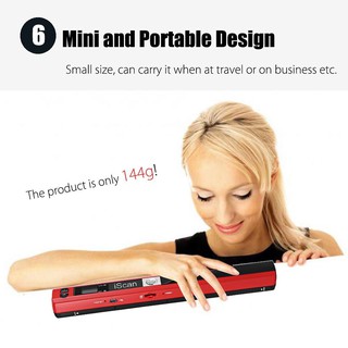 Bộ máy scan mini cầm tay 900 DPI có màn hình LCD