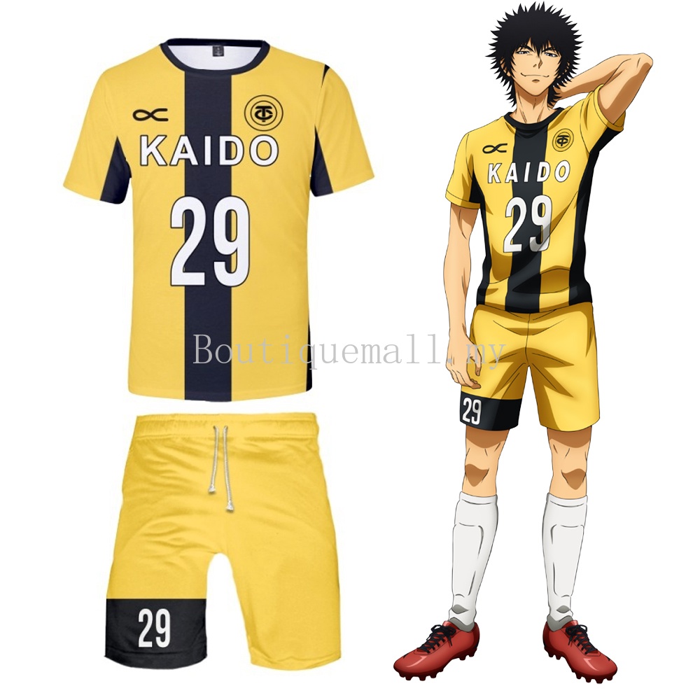 Áo Thun Thể Thao Cosplay Nhân Vật Anime Tokyo City Esperion FC Yuma Motoki Tee A-Team No.33