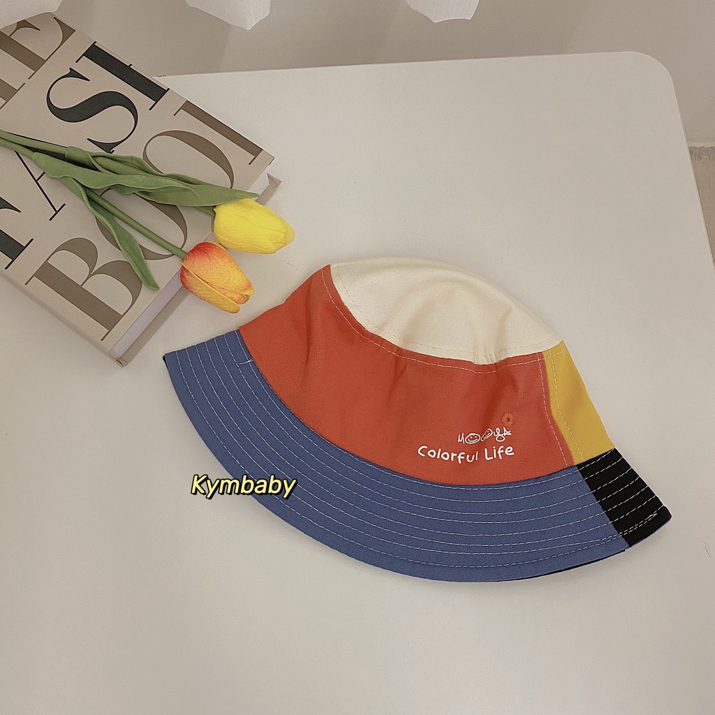 Mũ nón vành đa màu thời trang cho bé từ 2-4 Tuổi M831