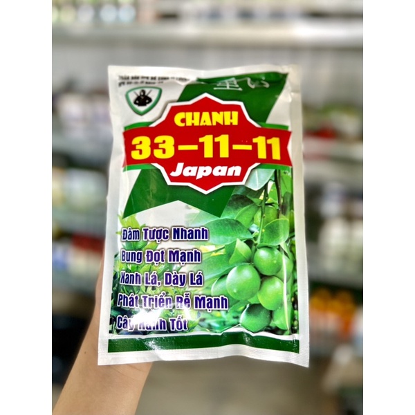 Chanh 33-11-11 ĐÂM TƯỢC NHANH- BUNG ĐỌT MẠNH- XANH LÁ DÀY LÁ - PHÁT TRIỂN RỄ MẠNH - CÂY XANH TỐT