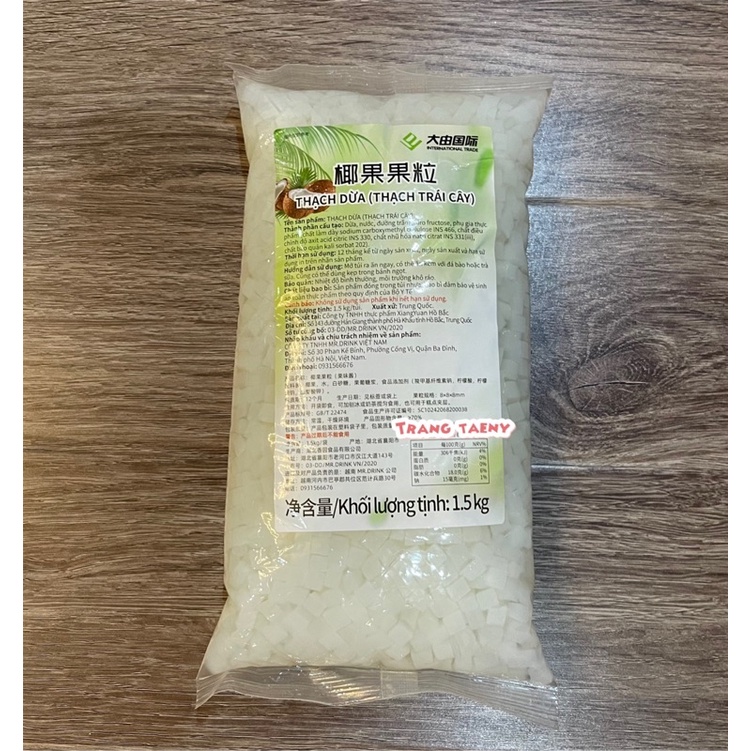 Thạch dừa giòn Đài Loan DEDU 1.5kg