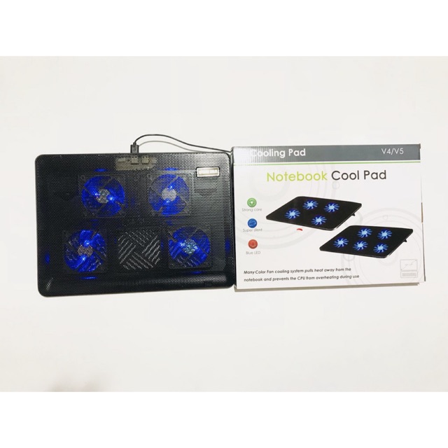 Đế Tản Nhiệt Laptop V4 - 4Fan