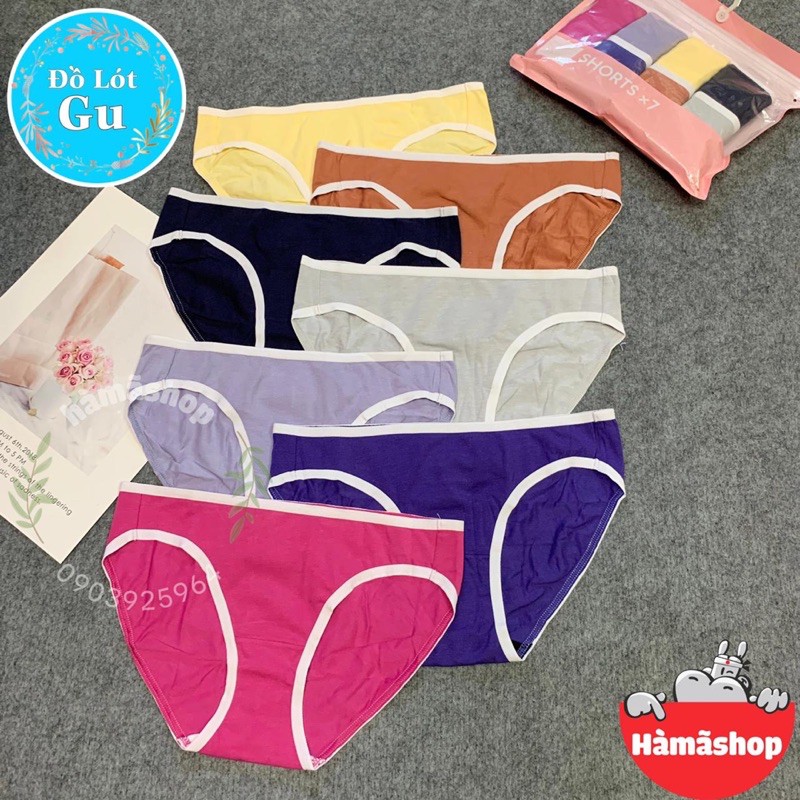 [ HÀNG SẴN - CHÍNH HÃNG GU ] Quần lót GU ( set 7 quần ) Đủ mẫu - đủ size | BigBuy360 - bigbuy360.vn