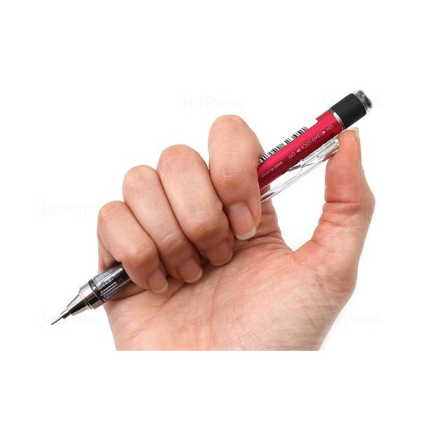 Bút chì bấm kim lắc đẩy ngòi Tombow Mono Graph Shaker Mechanical Pencil – 0.5mm – Vỏ màu hồng (Pink)