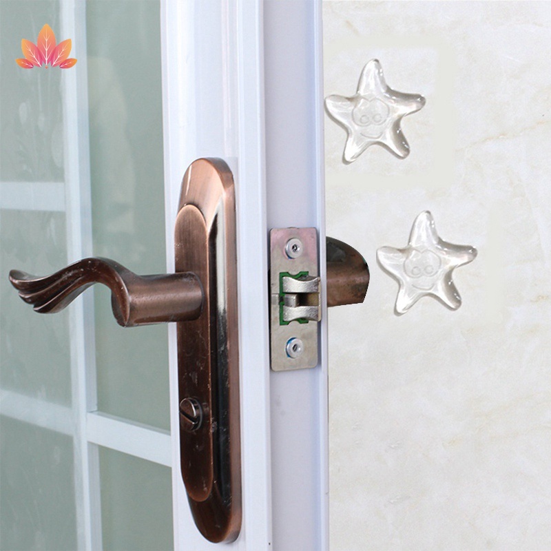 Miếng Chặn Cửa Bằng PU Trong Suốt Chống Sốc Hình Sao Biển JP5