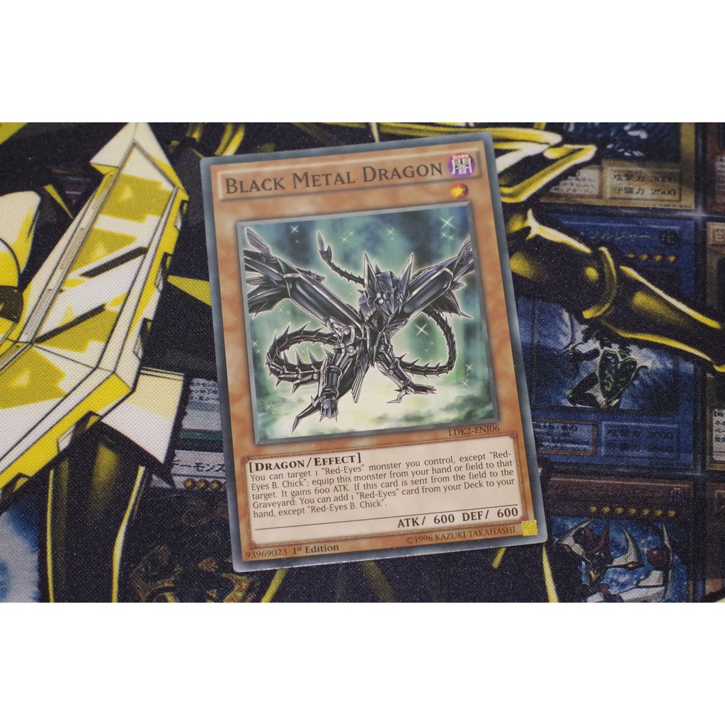 Thẻ bài Yugioh! thẻ Black Metal Dragon - LDK2-ENJ06 - Common 1st Edition