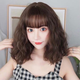 Tóc giả nguyên đầu xù mì