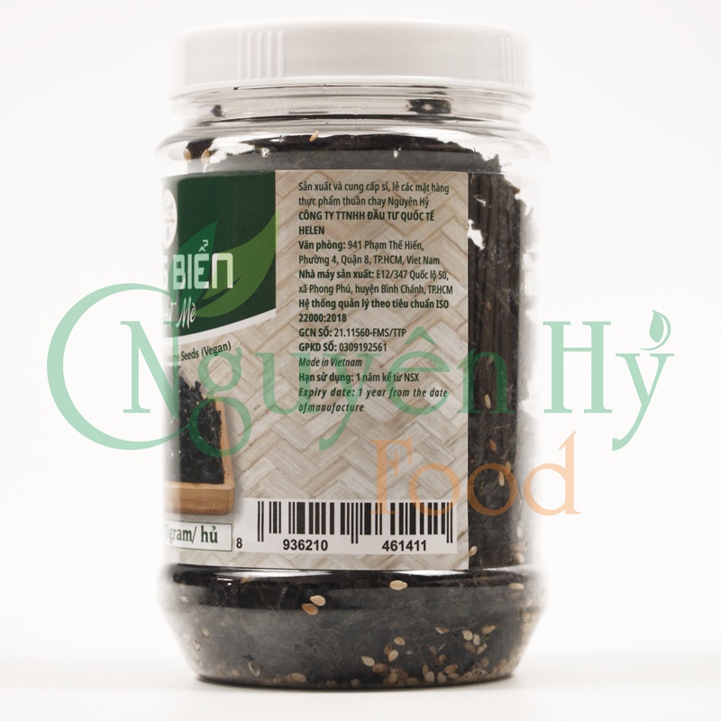 Rong Biển Sấy Ram Mè Chay Không Cay/  Cay Nguyên Hỷ_70g