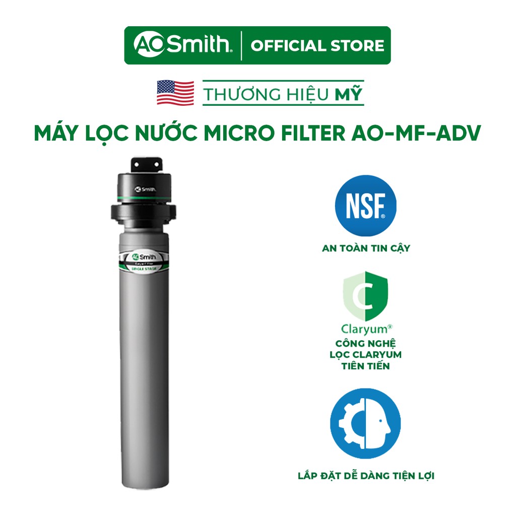 Máy Lọc Nước A. O. Smith Micro Filter AO-MF-ADV