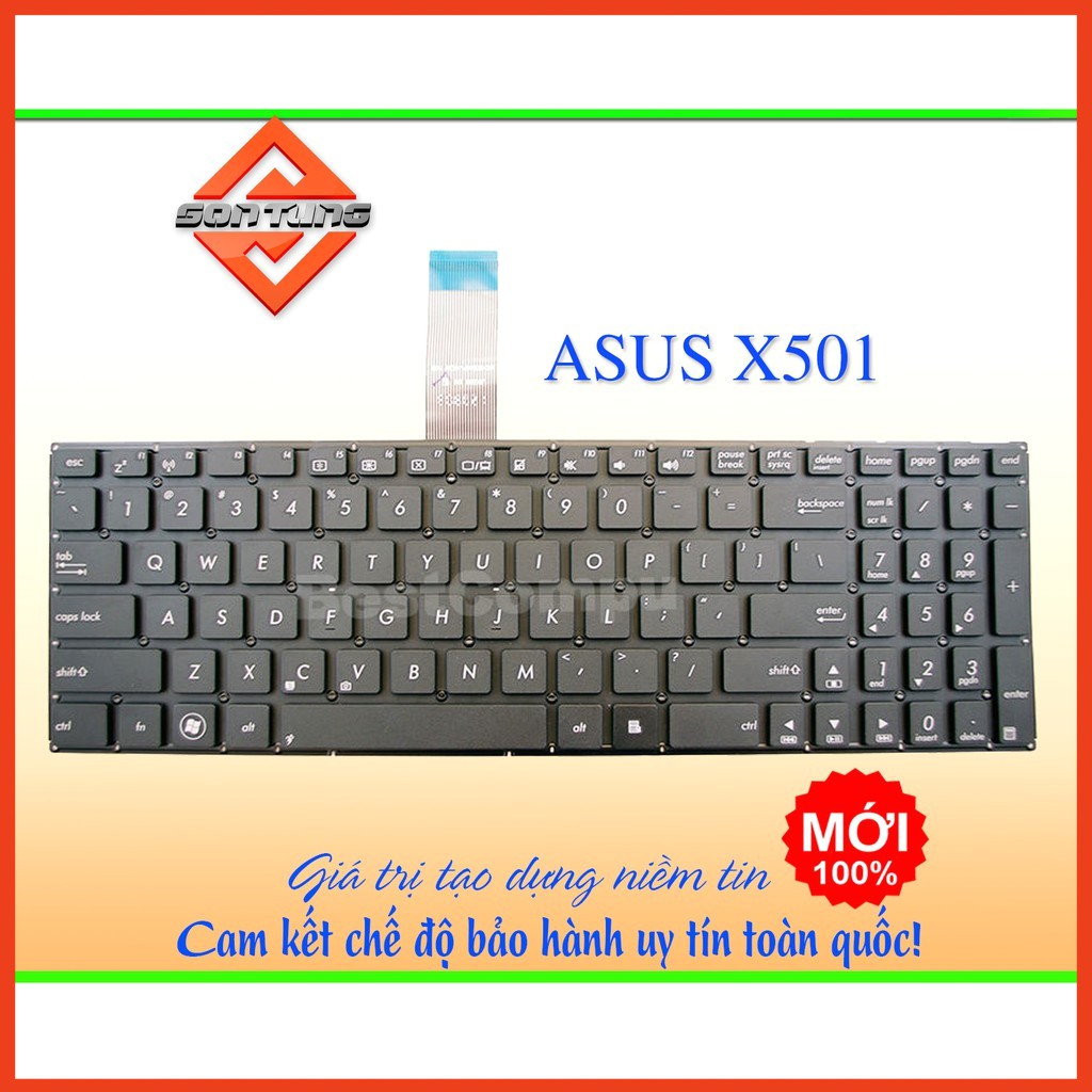 [NEW]Bàn Phím Laptop Asus X501 X501A X501U X501EI X501X X501XE