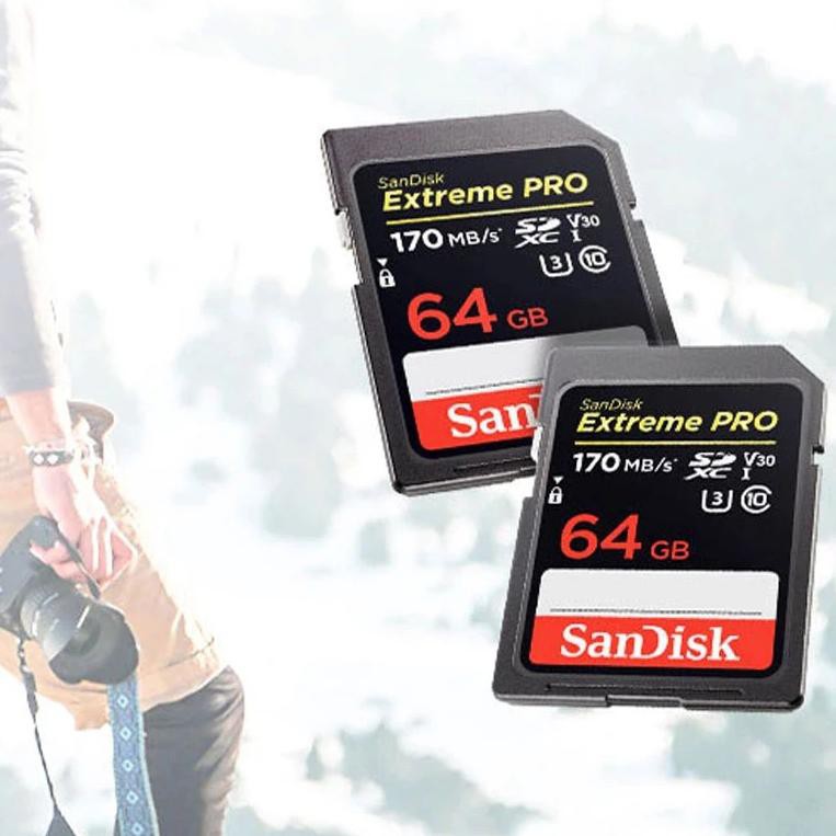 Đầu Đọc Thẻ Sandisk Sdhc Extreme Pro Class 10 (95Mb / S) - 32 / 64 / 128gb