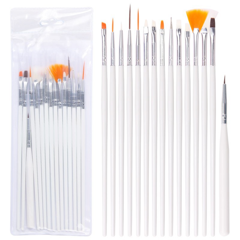 Set 15 cọ vẽ trang trí móng tay đa dụng
