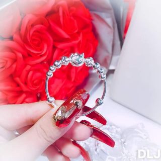 Vòng tay mèo kitty bạc nguyên chất cho bé