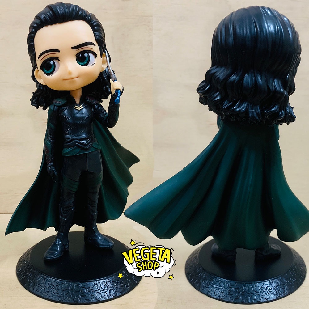 Mô hình Marvel Avengers DC - Q Posket - Joker Harley Quinn Captain Iron Spider man Thor Loki Cat Wonder Women - Cao 15cm