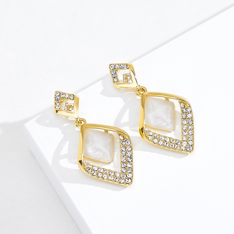 Khuyên Tai Dáng Dài Đính Đá Kim Cương 2022 Thời Trang Mới Hàn Quốc Cao Cấp Cho Nữ