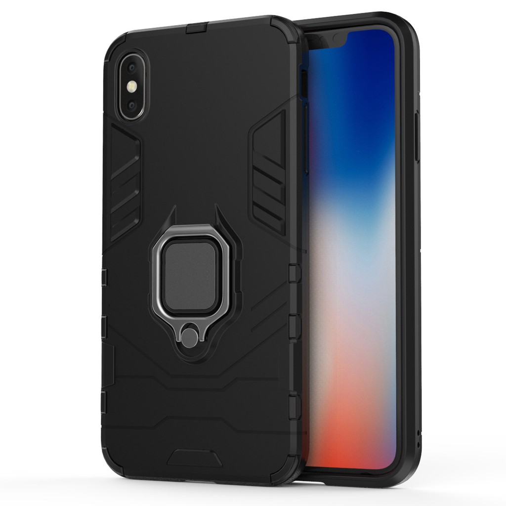 Ốp lưng Iphone XS Max Ốp batman ốp ironman ốp chống sốc iphone kèm iring 360 độ chống xem video hít từ tính oto tiện lợi