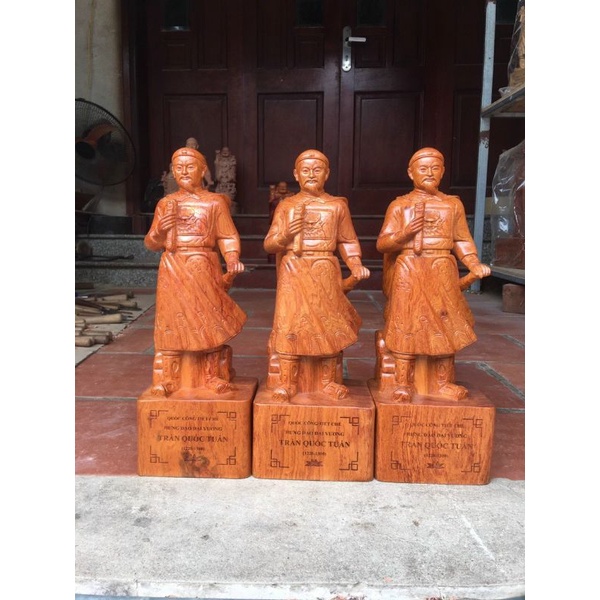 Tượng trần quốc tuấn Trần hưng đạo cao 60 cm