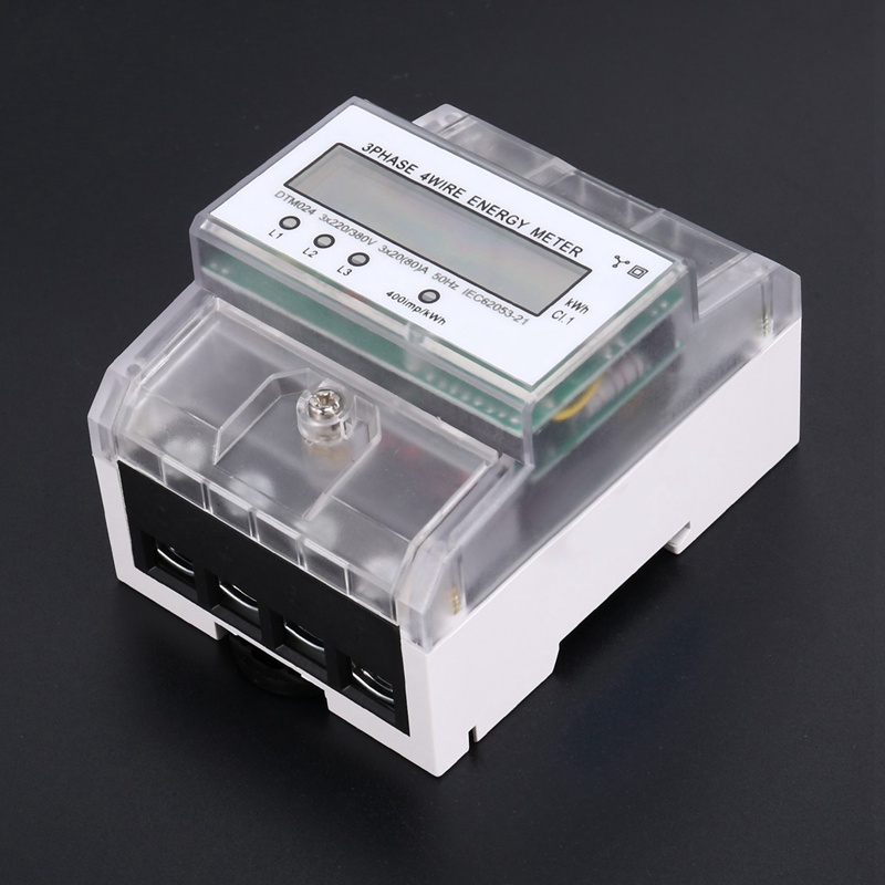 Đồng Hồ Đo Năng Lượng Kỹ Thuật Số 3 Pha 4 Dây 220 / 380V 20-80A