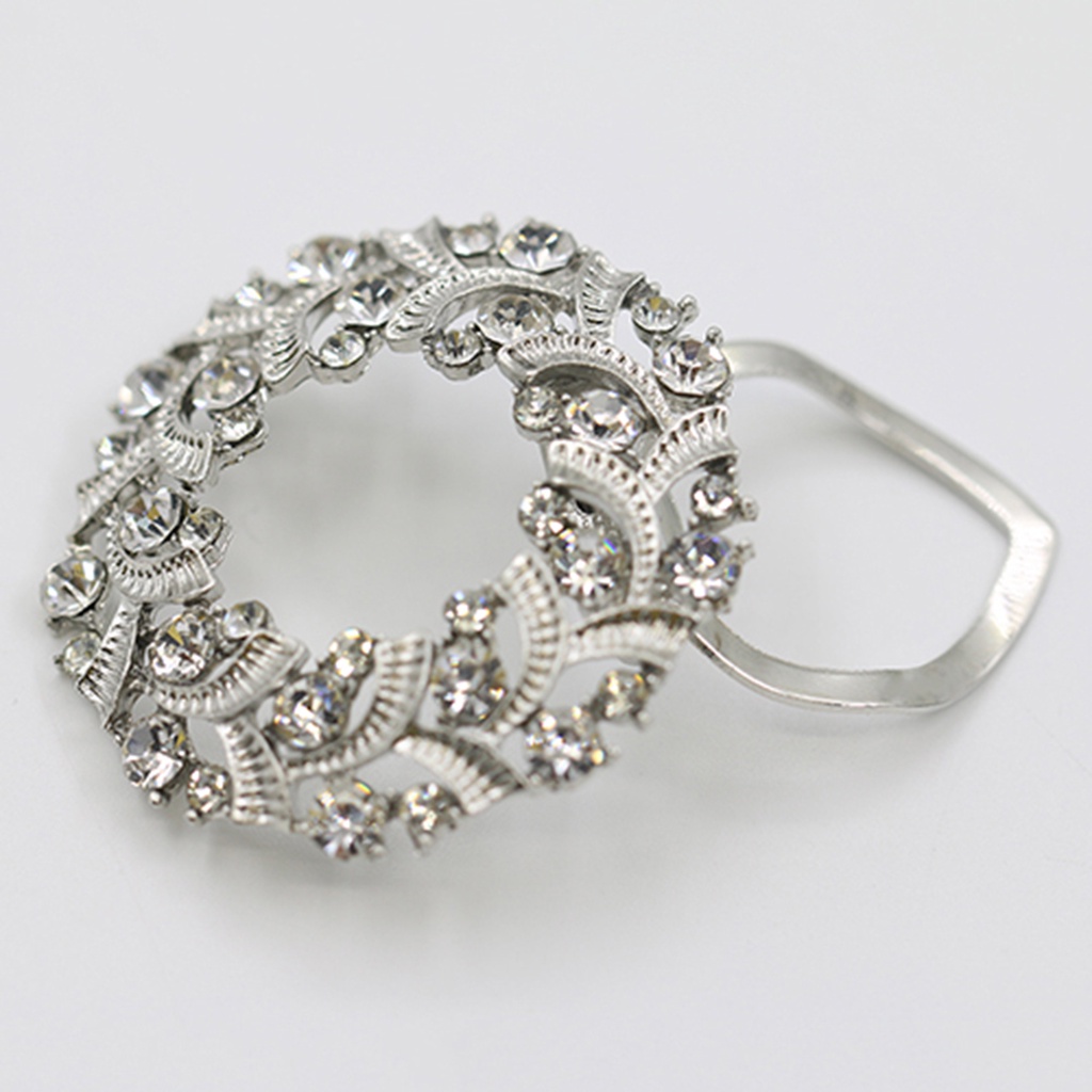 Kẹp khăn choàng cổ đính đá nhân tạo thời trang cá tính cho nữ