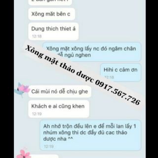 COMBO 10 GÓI XÔNG MẶT THẢO DƯỢC