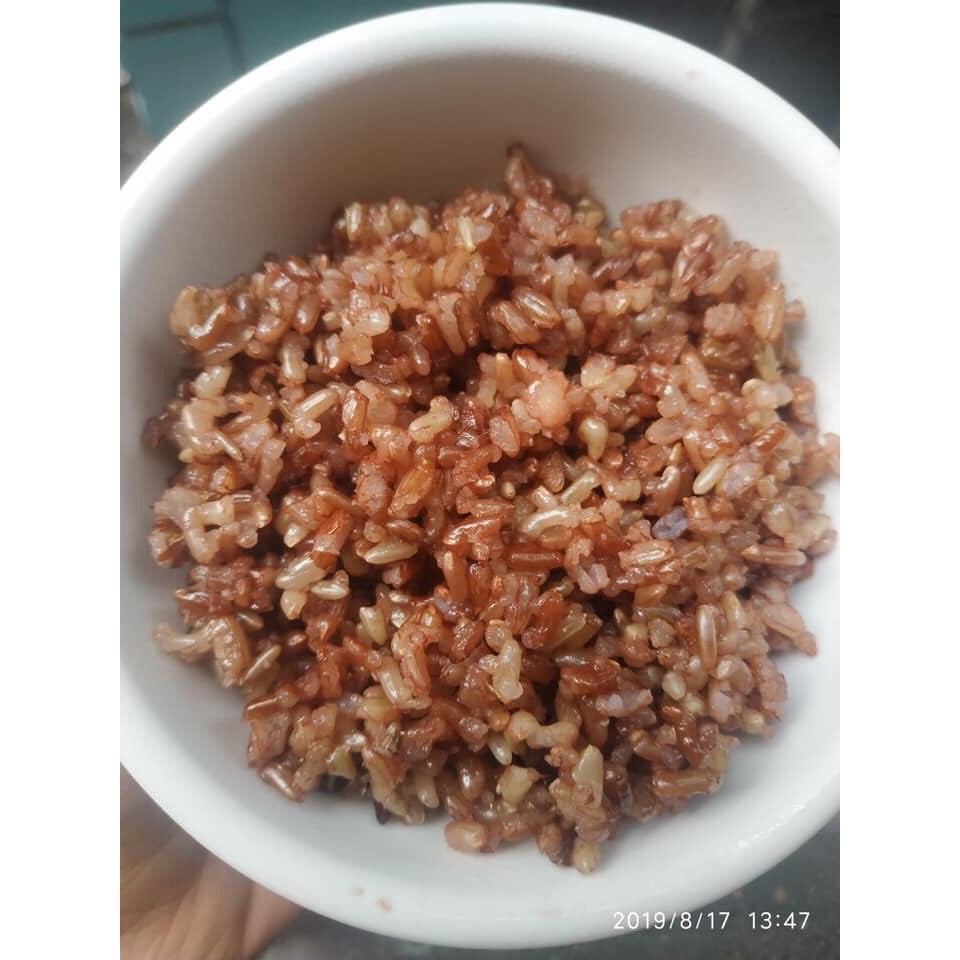 2Kg gạo lứt đỏ Điện Biên hút chân không An Khang Food - gạo dẻo, không ngâm, giảm cân | BigBuy360 - bigbuy360.vn