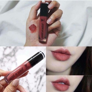 Son kem Wet n Wild MegaLast Liquid Catsuit Matte Lipstick - màu Give Me Mocha