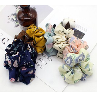 [GIÁ SỈ] Dây Cột Tóc Vải Voan Scrunchies Màu Xinh HOT TREND