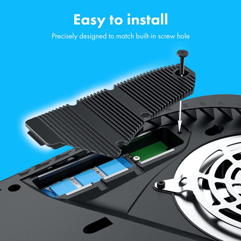 Quạt Tản Nhiệt Làm Mát Bằng Nhôm Cho M.2 SSD M.2 2230 2280