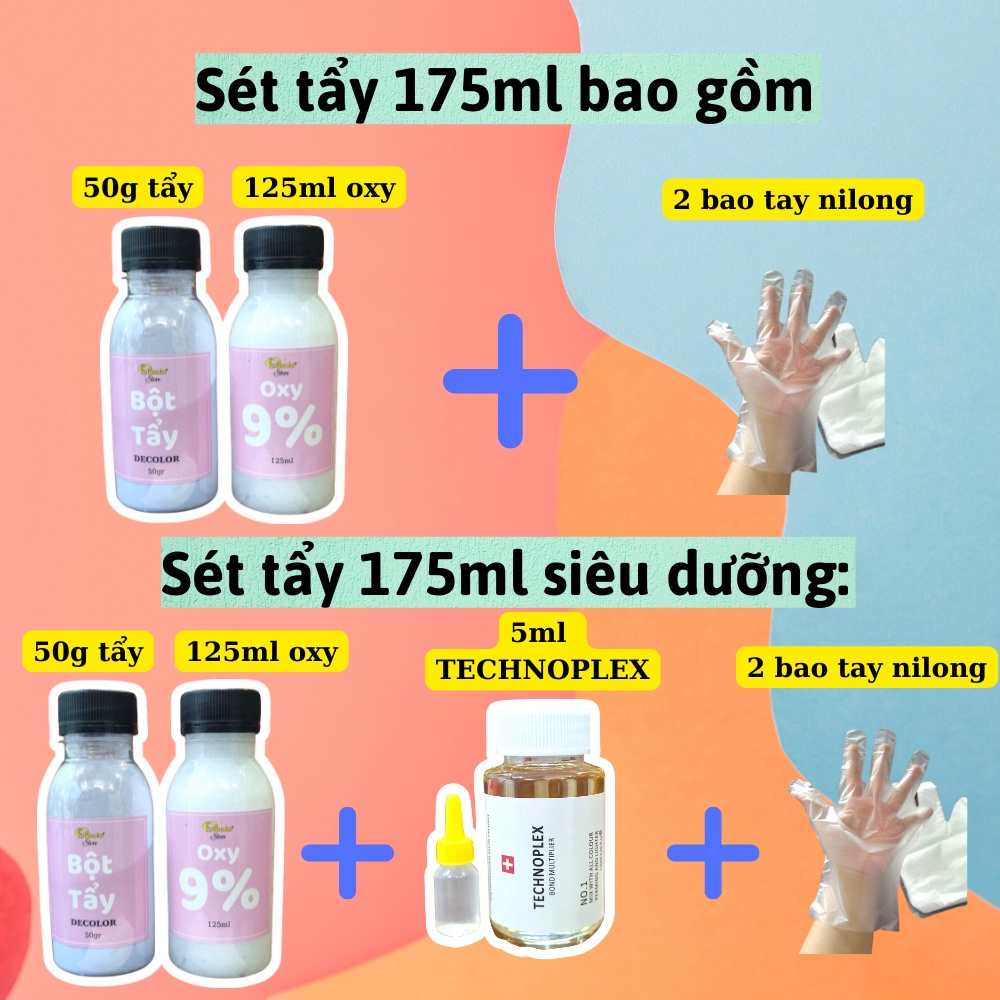 Tẩy tóc siêu dưỡng , tẩy cực êm , lên tone cực sáng.