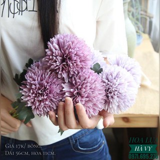 Hoa lụa | cúc pansy - chất liệu lụa cao cấp