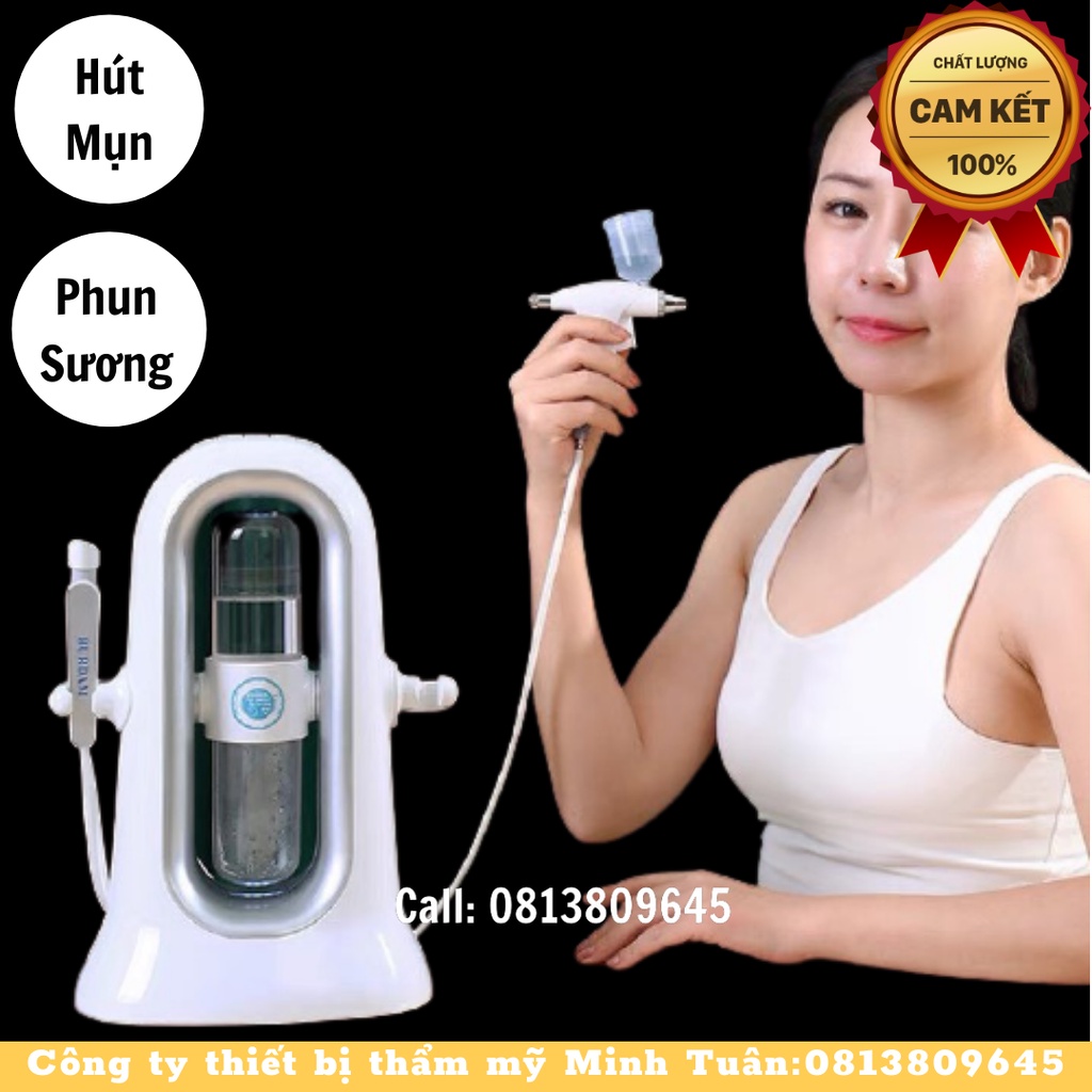 Máy Aqua Peel 2in1 chăm sóc da chuyên sâu hút mụn phun sương khỏe