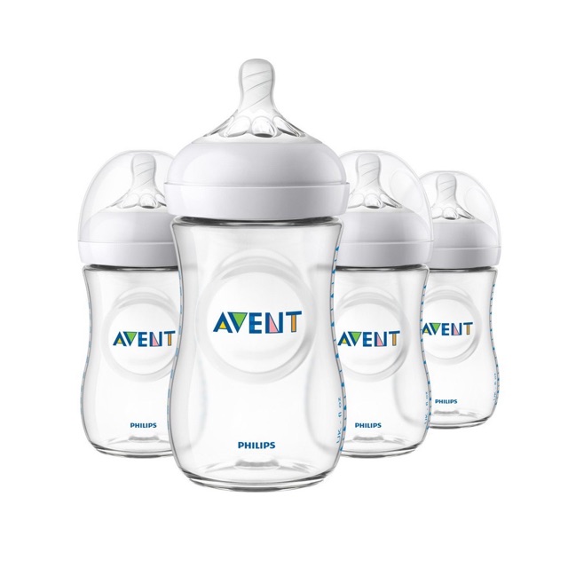 Bình Sữa Philips Avent Natural Cổ Rộng 260ml [CHÍNH HÃNG - Auth 100%]