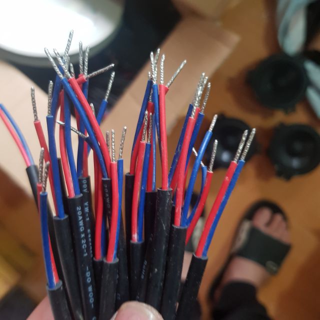 Dây loa D.I.Y mạ bạc 20 AWG