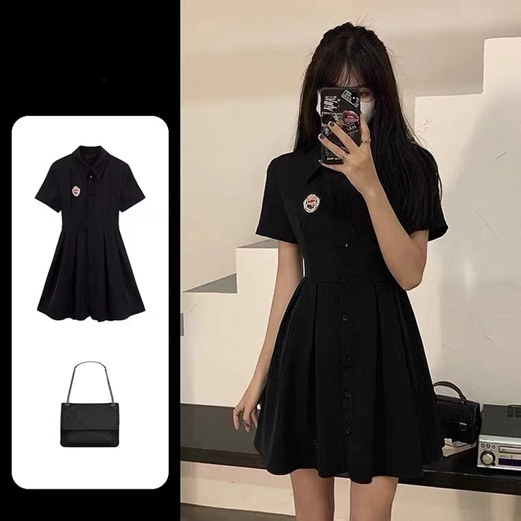 Đầm Polo Perty tay ngắn dáng ôm thời trang Hàn Quốc cho nữ