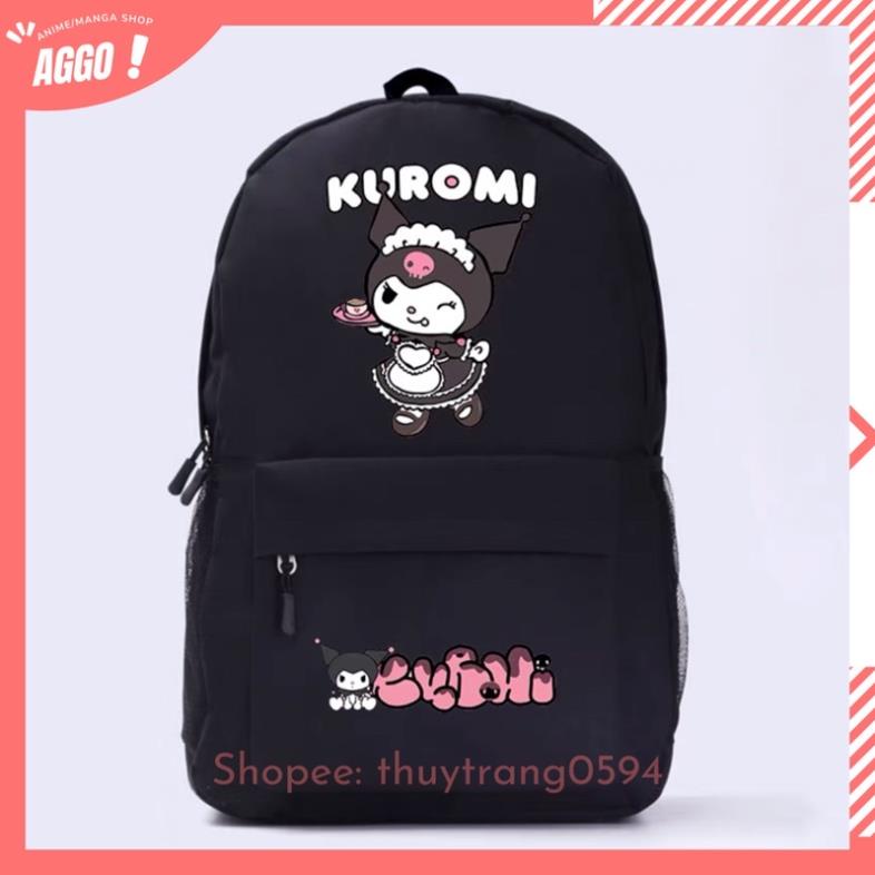 Balo Đi Học Hoạt Hình Kuromi Và My Melody Dễ Thương