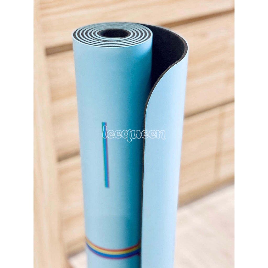 Thảm tập yoga cao su cao cấp QUEEN NỮ HOÀNG  183x68x0.5cm định tuyến - Chất liệu cao su chống thấm, chống trơn, trượt