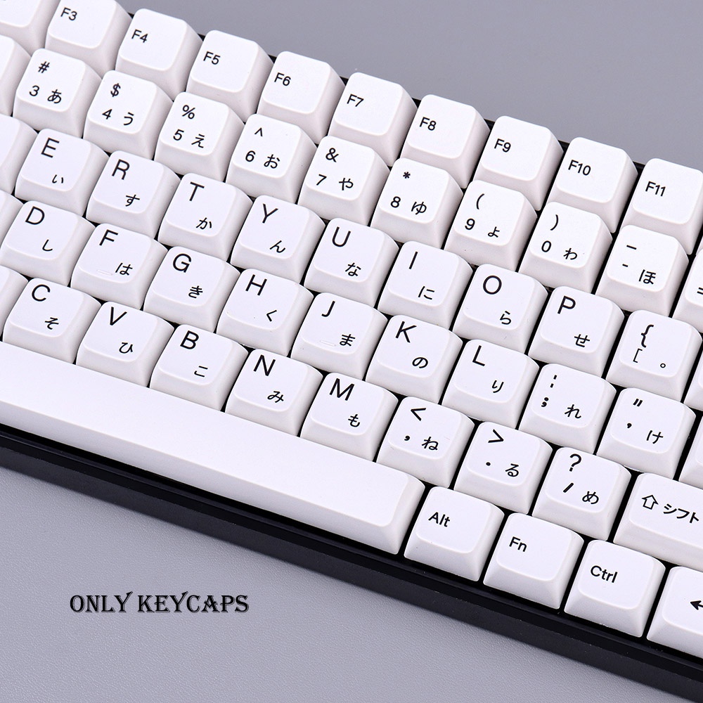 Pot Nắp Bàn Phím Nhuộm 122 Phím mda Màu Trắng Tối Giản Cá Tính Cho Bàn Phím Cơ Gmk pro / gk61
