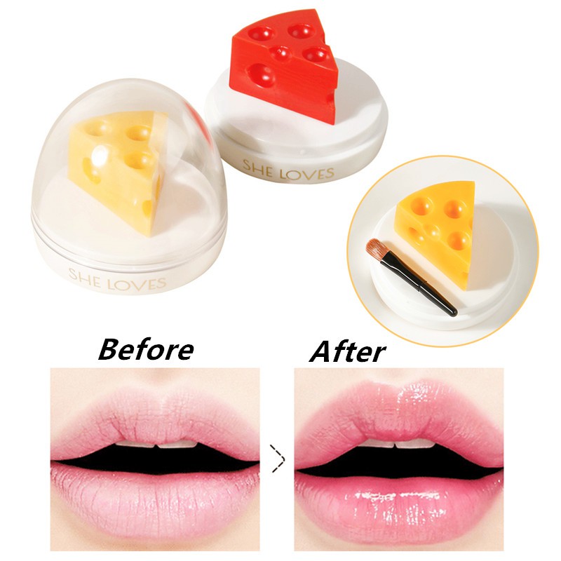 Son dưỡng  kem môi chống nứt nẻ She Loves thiết kế hình viên phô mai đáng yêu | BigBuy360 - bigbuy360.vn