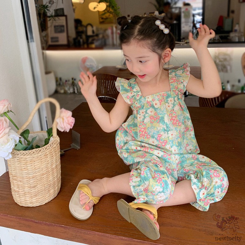 Bodysuit In Hoa Dễ Thương Cho Bé GáI