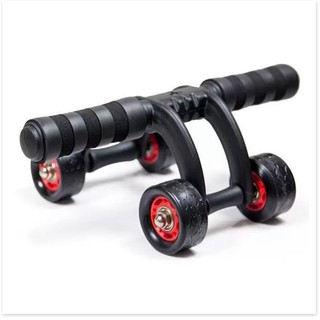 Con lăn tập bụng 4 bánh cỡ lớn tập gym tại nhà cao cấp tặng kèm thảm lót đầu gối