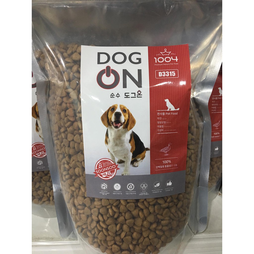 Thức ăn cho chó Dog'on 1Kg