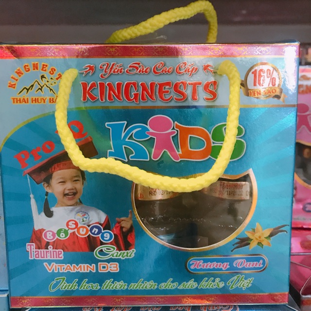 Yến kid Kingnest lốc 6 hủ ( Mua 1 lốc tặng thêm 2 hủ) HSD 2022