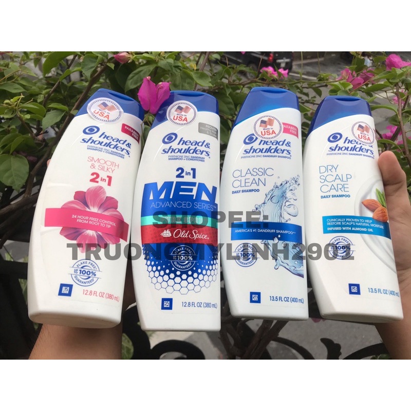 Dầu Gội Xả 2in1 Head&Shoulder 700ml/ 950ml/ 1L Mỹ