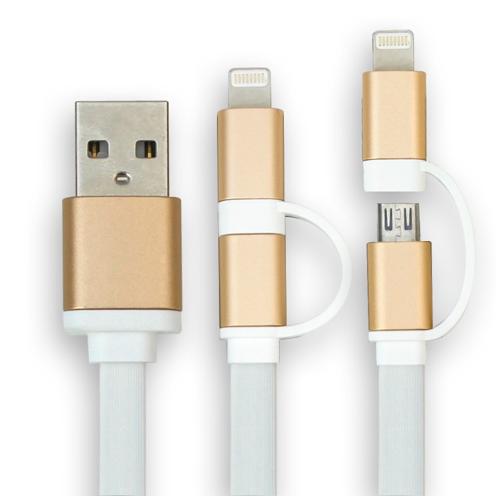 Dây cáp sạc DS1 đa năng dùng cho Samsung, Iph, Oppo, Xiaomi 2 in 1 hổ trợ chép dữ liệu từ máy tính sang điện thoại