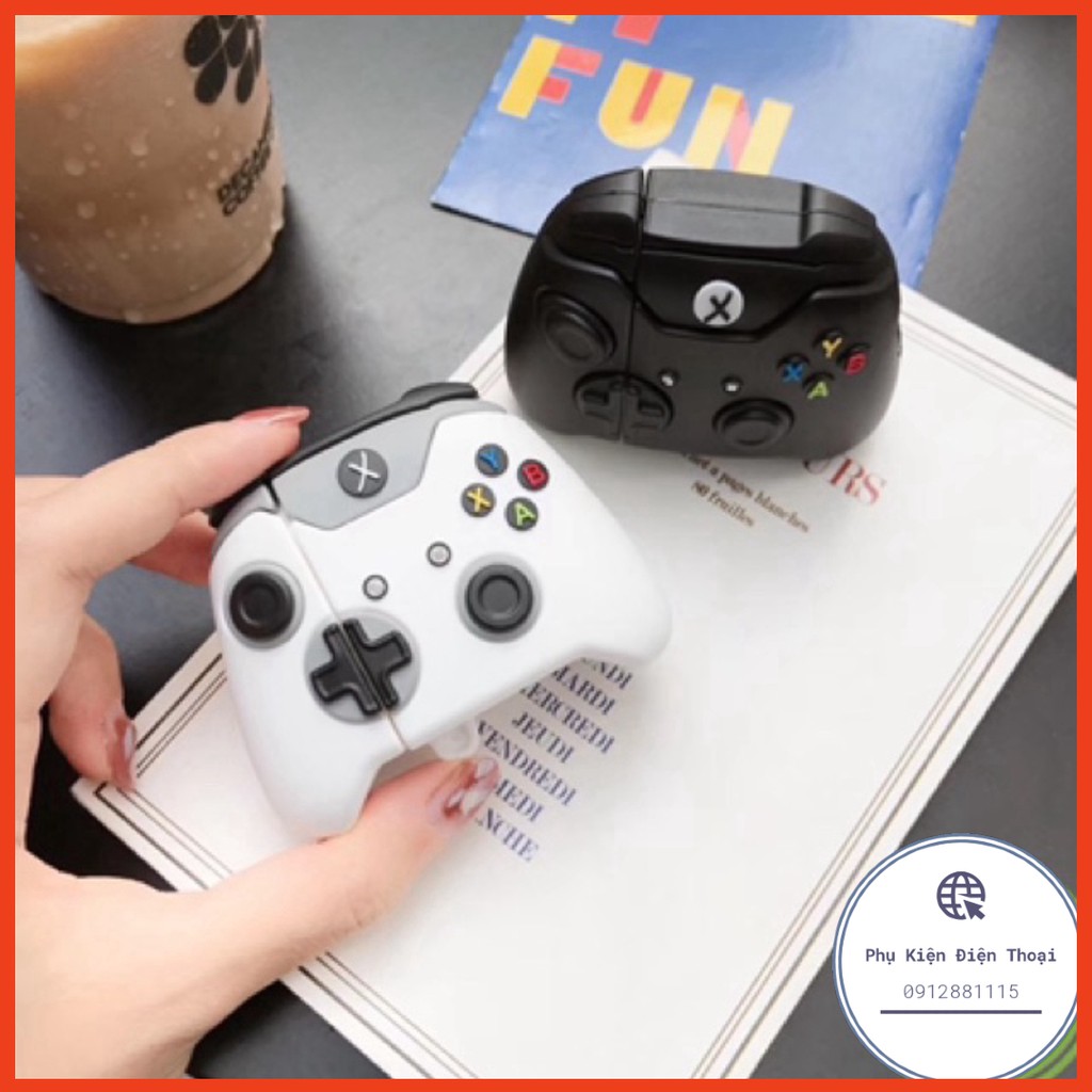 ☘️Tặng kèm móc treo☘️ Case bao airpod silicon 1 2 Tay cầm chơi game Xbox - Vỏ bọc đựng tai nghe không dây i11 i12 i10