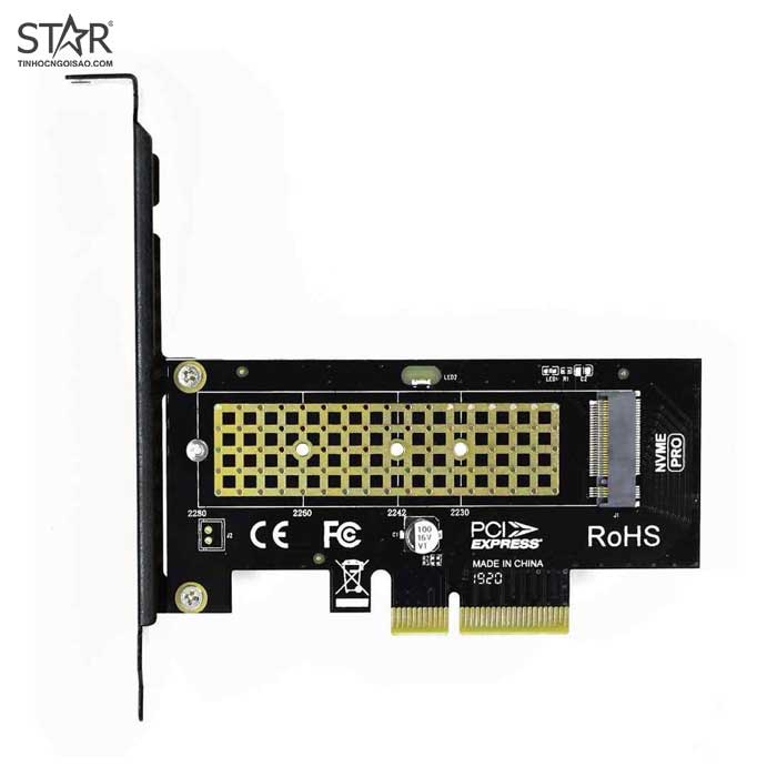 Card PCIe Jeyi M.2 NVMe 4.0/3.0 (SK4)