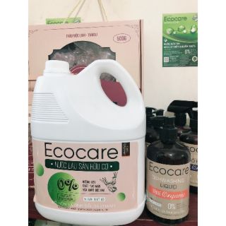 Combo 2chai : nước lau sàn tinh dầu chanh sả (4L) , nước rửa chén tinh dầu cam( 500ml),  hữu cơ bồ hòn tinh dầu cam