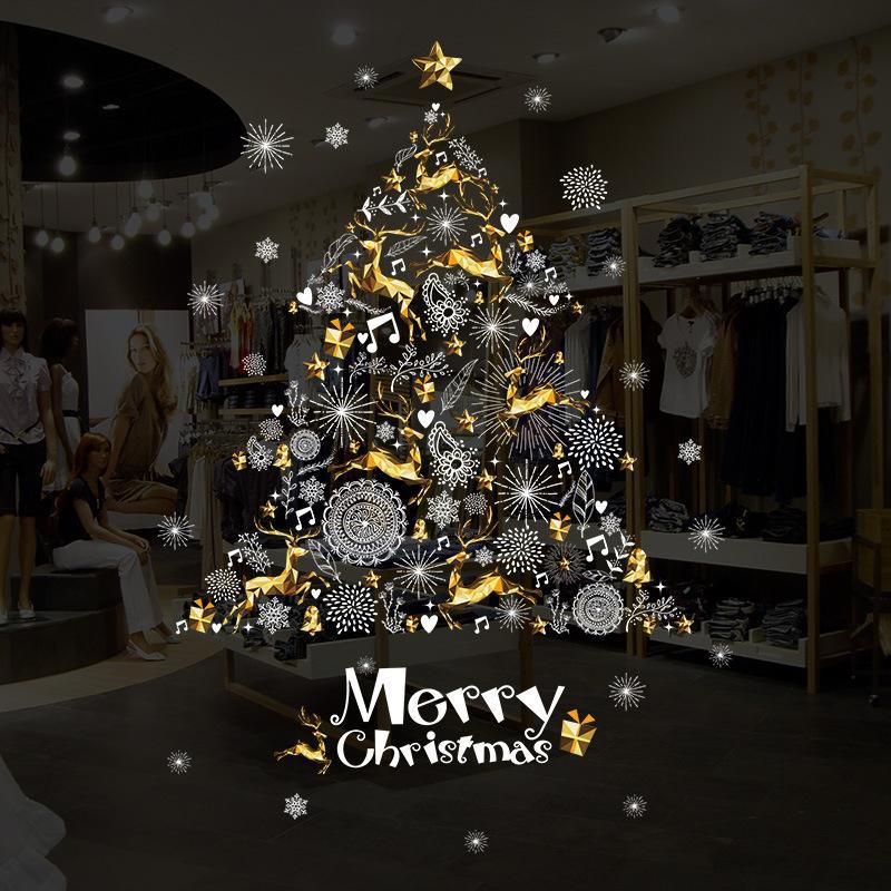 Decal trang trí giáng sinh noel Cây Thông Noel XH9293 decalforchristmas